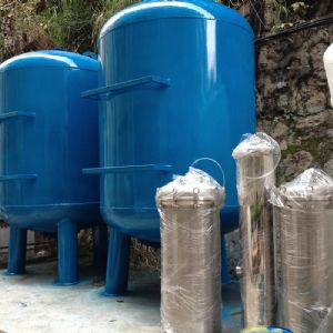 介质过滤装置工业废水预处理机械过滤设备砂滤罐污水过滤装置